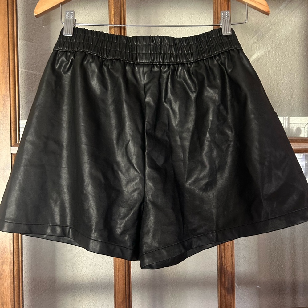 Altar'd State Black High Waist Women's Shorts